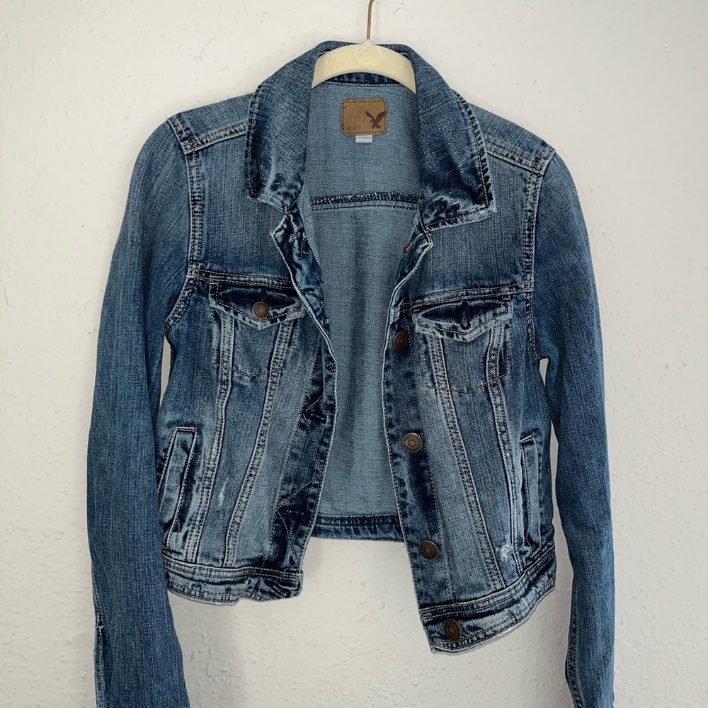 American Eagle Outfitters Blue Jean Jacket